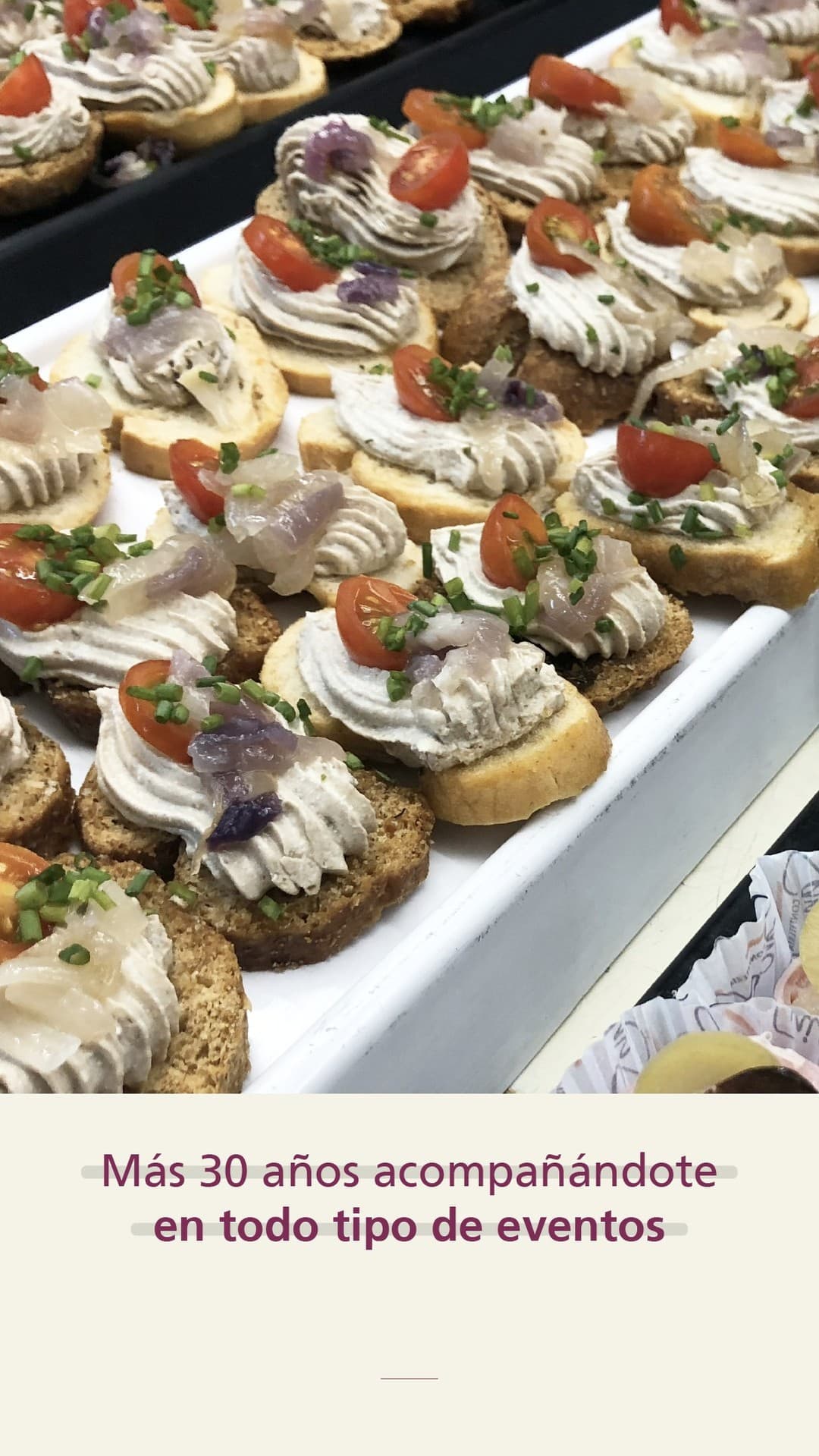 Canapés para eventos